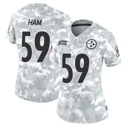 Jack Ham Pittsburgh Steelers Limited Women's 2024 Salute to Service Jersey (Arctic Camo)