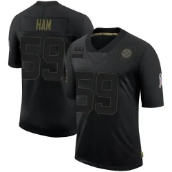 Jack Ham Pittsburgh Steelers Limited Youth 2020 Salute To Service Jersey (Black)