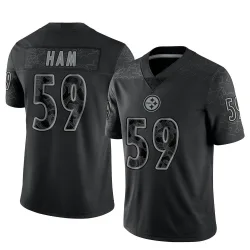 Jack Ham Pittsburgh Steelers Limited Youth Reflective Jersey (Black)
