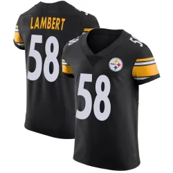Jack Lambert Pittsburgh Steelers Elite Men's Team Color Vapor Untouchable Jersey (Black)