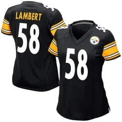 Jack Lambert Pittsburgh Steelers Game Women's Team Color Jersey (Black)