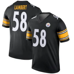 Jack Lambert Pittsburgh Steelers Legend Youth Jersey (Black)