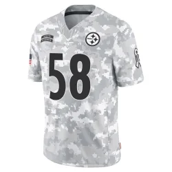 Jack Lambert Pittsburgh Steelers Limited Men's 2024 Salute to Service Jersey (Arctic Camo)