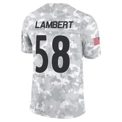 Jack Lambert Pittsburgh Steelers Limited Men's 2024 Salute to Service Jersey (Arctic Camo)