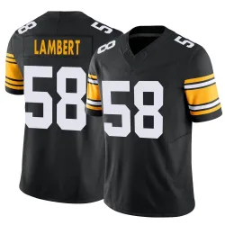 Jack Lambert Pittsburgh Steelers Limited Men's Alternate Vapor F.U.S.E. Jersey (Black)