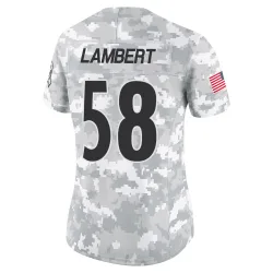 Jack Lambert Pittsburgh Steelers Limited Women's 2024 Salute to Service Jersey (Arctic Camo)