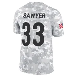 Jack Sawyer Pittsburgh Steelers Limited Youth 2024 Salute to Service Jersey (Arctic Camo)