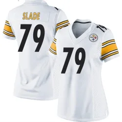 Jacob Slade Pittsburgh Steelers Game Women's Jersey (White)