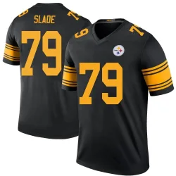 Jacob Slade Pittsburgh Steelers Legend Men's Color Rush Jersey (Black)