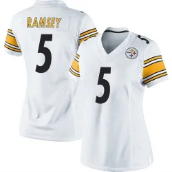 Jalen Ramsey Pittsburgh Steelers Game Women's Jersey (White)