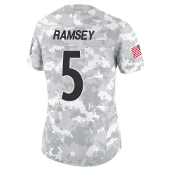 Jalen Ramsey Pittsburgh Steelers Limited Women's 2024 Salute to Service Jersey (Arctic Camo)