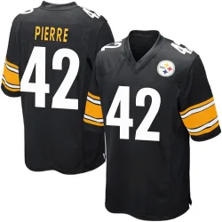 James Pierre Pittsburgh Steelers Game Men's Team Color Jersey (Black)