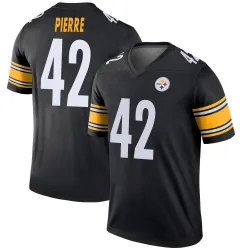 James Pierre Pittsburgh Steelers Legend Youth Jersey (Black)