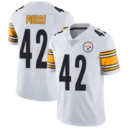 James Pierre Pittsburgh Steelers Limited Men's Vapor Untouchable Jersey (White)