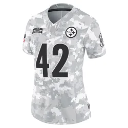 James Pierre Pittsburgh Steelers Limited Women's 2024 Salute to Service Jersey (Arctic Camo)