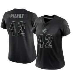 James Pierre Pittsburgh Steelers Limited Women's Reflective Jersey (Black)
