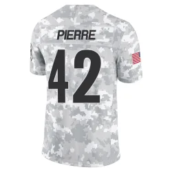James Pierre Pittsburgh Steelers Limited Youth 2024 Salute to Service Jersey (Arctic Camo)