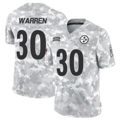 Jaylen Warren Pittsburgh Steelers Limited Youth 2024 Salute to Service Jersey (Arctic Camo)