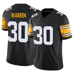 Jaylen Warren Pittsburgh Steelers Limited Youth Alternate Vapor F.U.S.E. Jersey (Black)