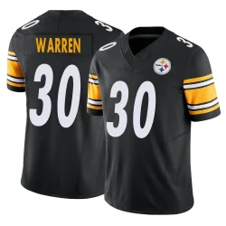 Jaylen Warren Pittsburgh Steelers Limited Youth Vapor F.U.S.E. Jersey (Black)