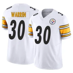 Jaylen Warren Pittsburgh Steelers Limited Youth Vapor F.U.S.E. Jersey (White)