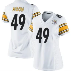 Jeremiah Moon Pittsburgh Steelers Game Women's Jersey (White)