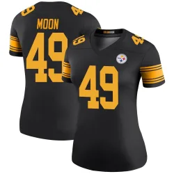 Jeremiah Moon Pittsburgh Steelers Legend Women's Color Rush Jersey (Black)