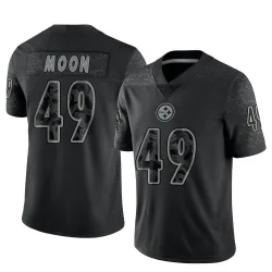 Jeremiah Moon Pittsburgh Steelers Limited Youth Reflective Jersey (Black)
