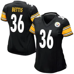 Jerome Bettis Pittsburgh Steelers Game Women's Team Color Jersey (Black)