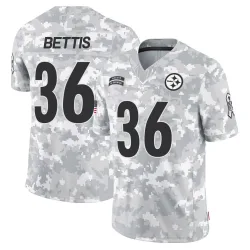 Jerome Bettis Pittsburgh Steelers Limited Men's 2024 Salute to Service Jersey (Arctic Camo)
