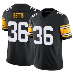 Jerome Bettis Pittsburgh Steelers Limited Men's Alternate Vapor F.U.S.E. Jersey (Black)