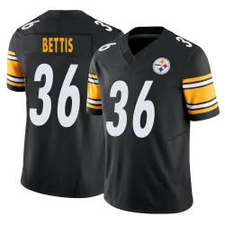 Jerome Bettis Pittsburgh Steelers Limited Men's Vapor F.U.S.E. Jersey (Black)