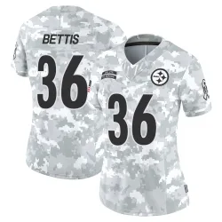 Jerome Bettis Pittsburgh Steelers Limited Women's 2024 Salute to Service Jersey (Arctic Camo)