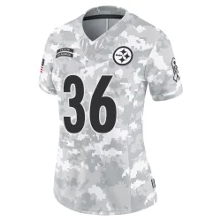 Jerome Bettis Pittsburgh Steelers Limited Women's 2024 Salute to Service Jersey (Arctic Camo)