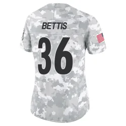 Jerome Bettis Pittsburgh Steelers Limited Women's 2024 Salute to Service Jersey (Arctic Camo)