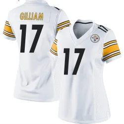 Joe Gilliam Pittsburgh Steelers Game Women's Jersey (White)