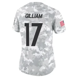Joe Gilliam Pittsburgh Steelers Limited Women's 2024 Salute to Service Jersey (Arctic Camo)