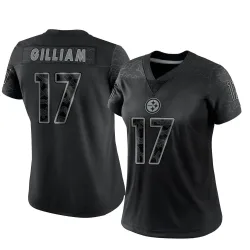 Joe Gilliam Pittsburgh Steelers Limited Women's Reflective Jersey (Black)