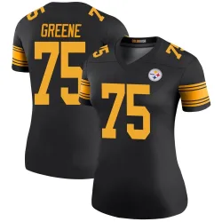 Joe Greene Pittsburgh Steelers Legend Women's Color Rush Jersey (Black)