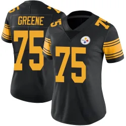 Joe Greene Pittsburgh Steelers Limited Women's Color Rush Jersey (Black)