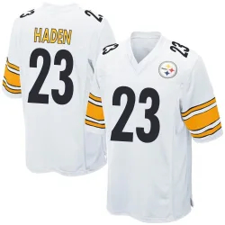 Joe Haden Pittsburgh Steelers Game Youth Jersey (White)