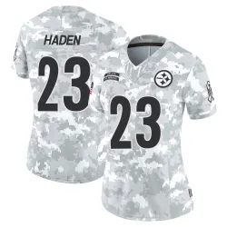Joe Haden Pittsburgh Steelers Limited Women's 2024 Salute to Service Jersey (Arctic Camo)