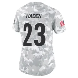 Joe Haden Pittsburgh Steelers Limited Women's 2024 Salute to Service Jersey (Arctic Camo)