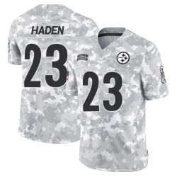 Joe Haden Pittsburgh Steelers Limited Youth 2024 Salute to Service Jersey (Arctic Camo)