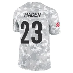 Joe Haden Pittsburgh Steelers Limited Youth 2024 Salute to Service Jersey (Arctic Camo)