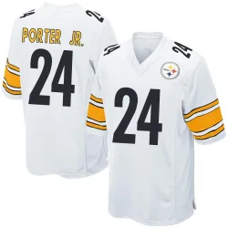 Joey Porter Jr. Pittsburgh Steelers Game Youth Jersey (White)