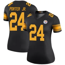 Joey Porter Jr. Pittsburgh Steelers Legend Women's Color Rush Jersey (Black)
