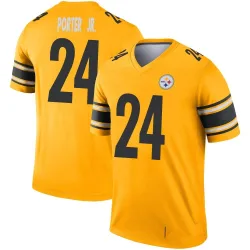 Joey Porter Jr. Pittsburgh Steelers Legend Youth Inverted Jersey (Gold)