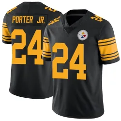Joey Porter Jr. Pittsburgh Steelers Limited Men's Color Rush Jersey (Black)