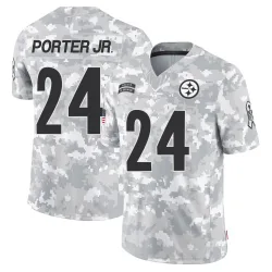 Joey Porter Jr. Pittsburgh Steelers Limited Youth 2024 Salute to Service Jersey (Arctic Camo)